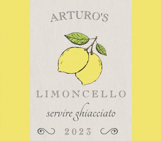 Rótulo do Limoncello